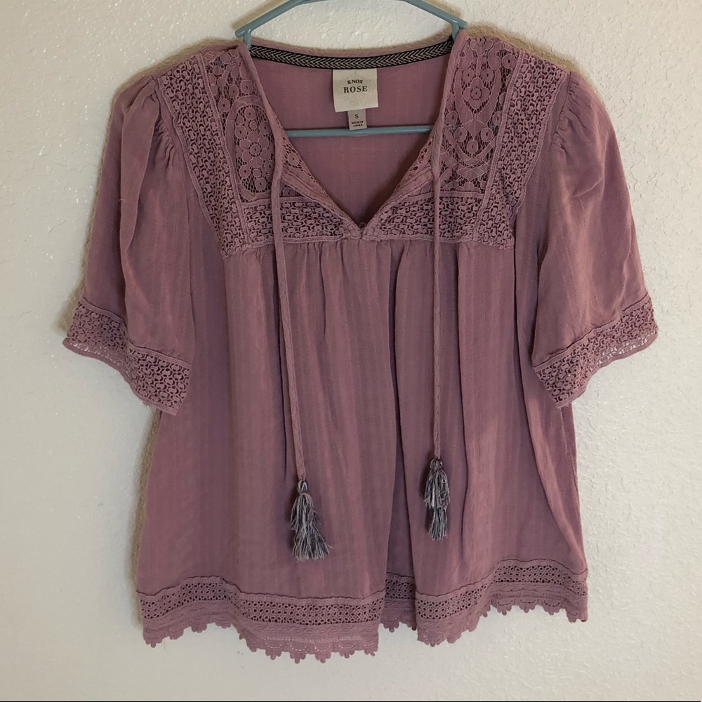 Knox Rose lightweight boho top small